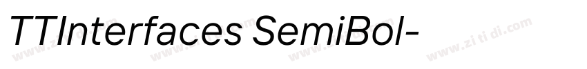TTInterfaces SemiBol字体转换 TTInterfaces SemiBol字体转换